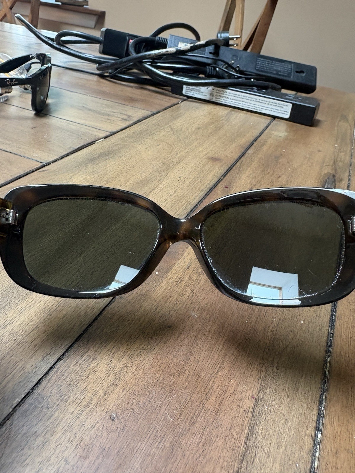 Ray-Ban Jackie Ohh RB4101 Rectangle Tortoise Brown Gray Gradient 100% UV 135mm