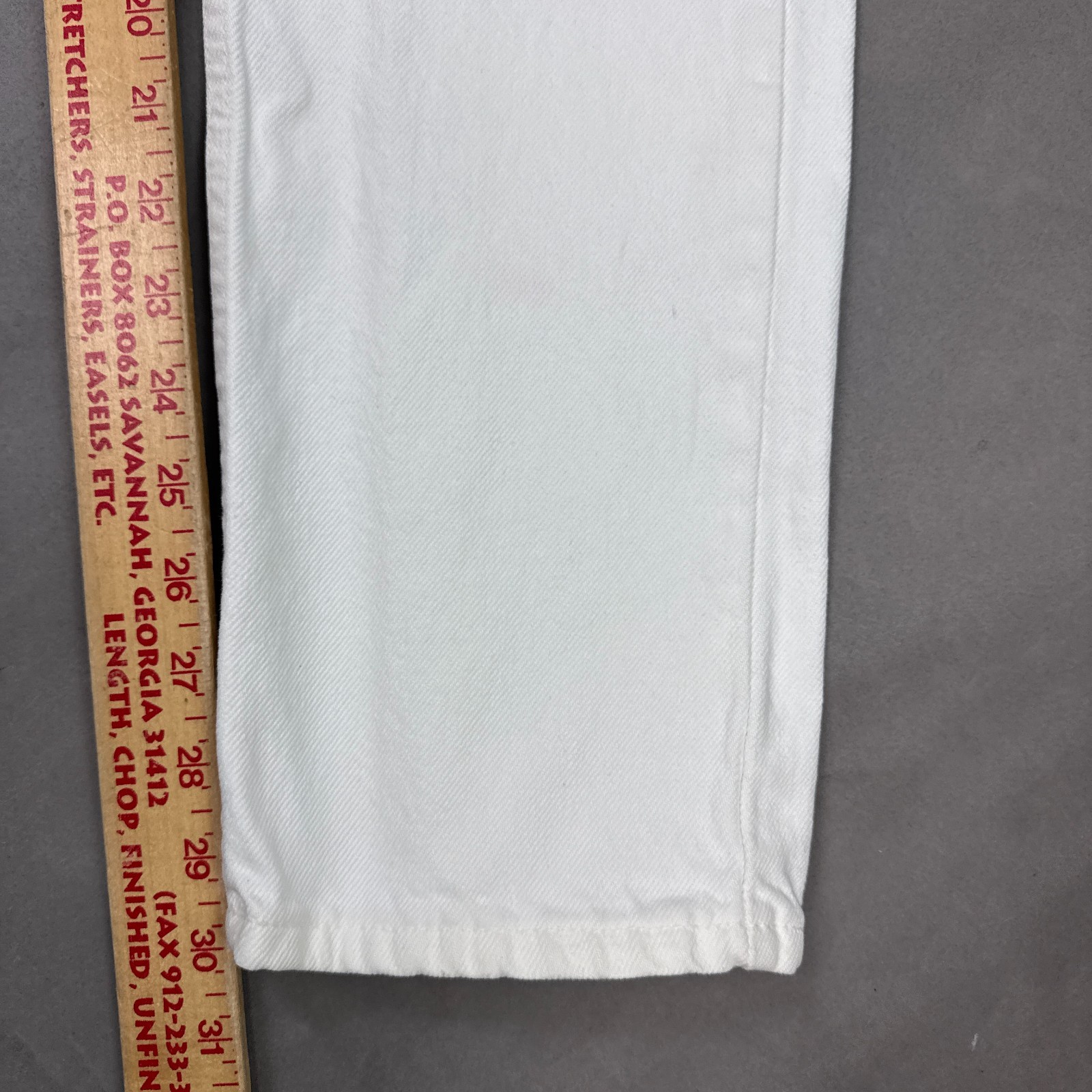 Vintage Levis Jeans Mens 29×30 White 90s Orange Tab Made USA Denim Pants Painter