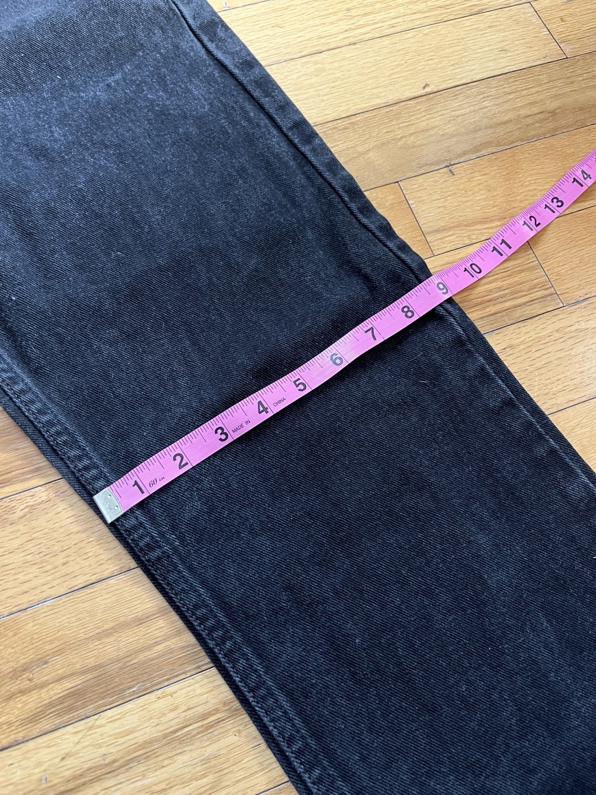VTG Levis Jeans 505 Regular Fit Men’s 30×32 Black Denim Straight Leg Y2K 2003