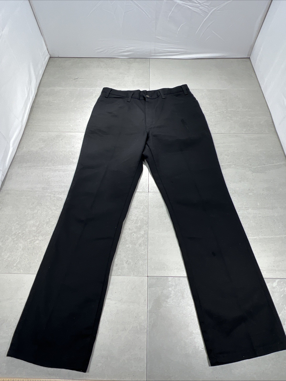 Dickies 874 W816791 Black Denim Jeans 36×32 Straight Leg Workwear Y2K Rugged