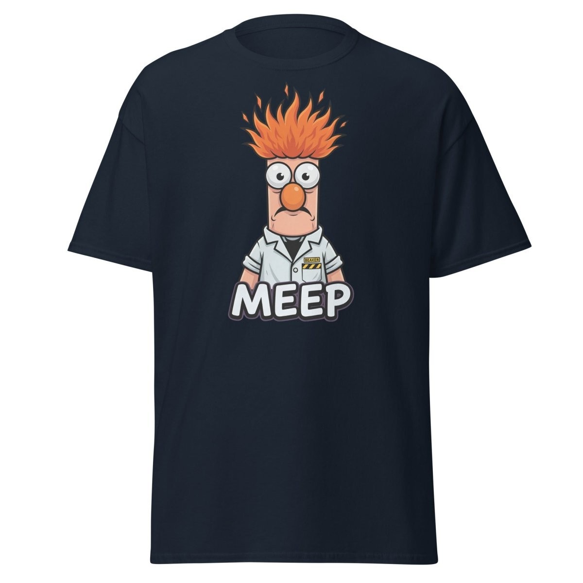 Beaker Muppet Meep T-Shirt – Funny Scientist Cartoon Tee