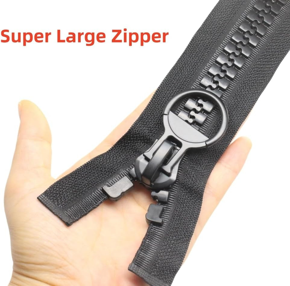 200cm Heavy Duty Plastic Separating Zipper #20 for Tents Coats Canvas 78 Inch