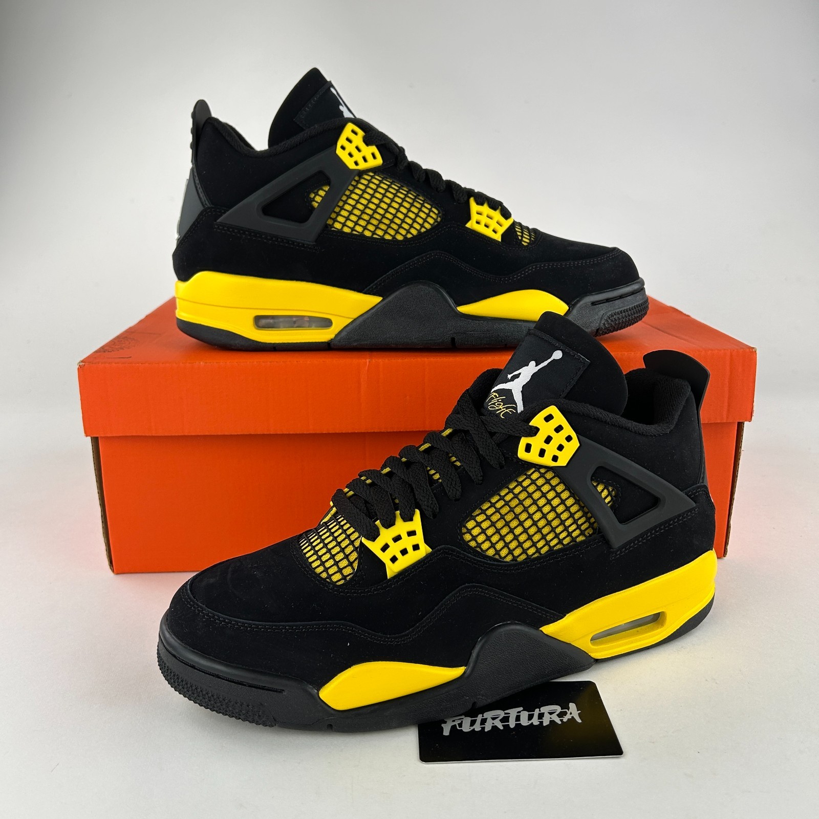 *B-Grade* Nike Air Jordan 4 Retro Thunder DH6927-017 Men’s Size 9.5 Shoes #198D
