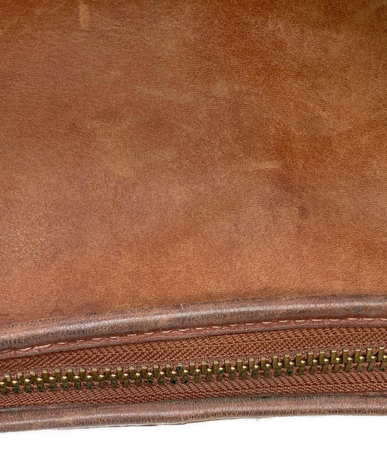 COACH Signature Brown Leather Shoulder Bag Gold Hardware 11423 Authenticated