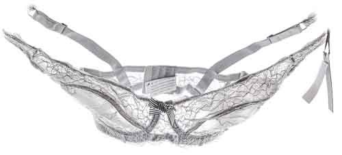 New Claudette Bardot Unlined Plunge Bra Color Concrete Gray Women’s Intimate Bra