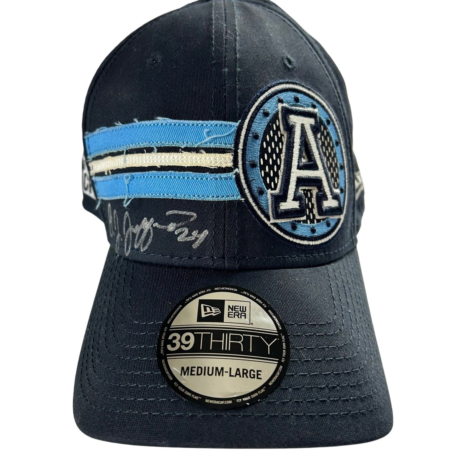 Toronto Argonauts Baseball Hat Signed 39Thirty Medium-Large