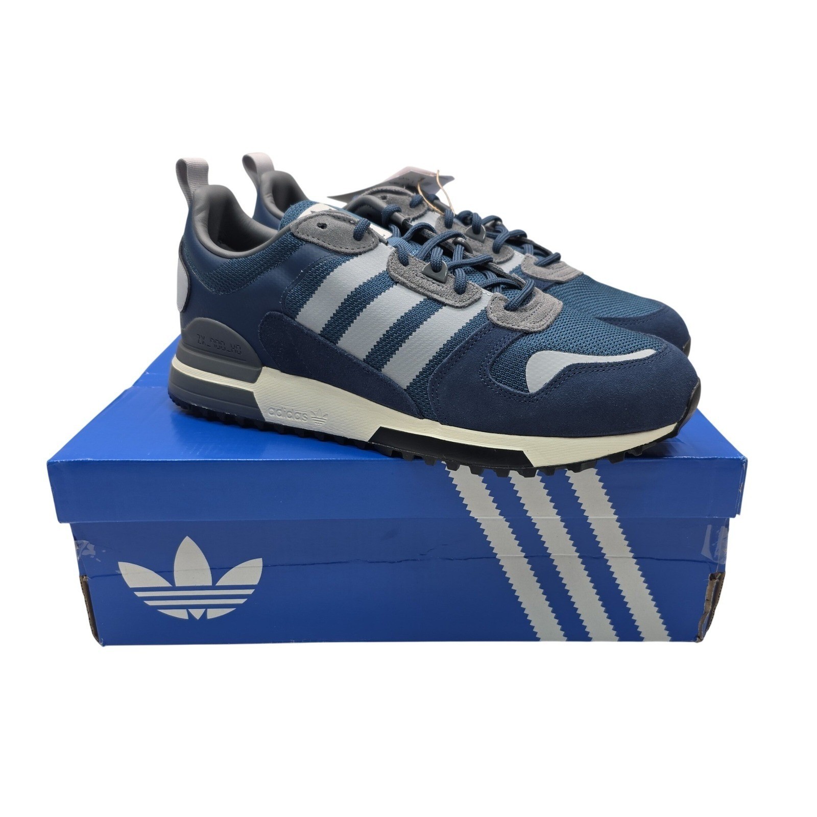 Adidas ZX 700 HD Mens Crew Navy Grey Two Blue Sneakers H01850 Size 11.5 NEW