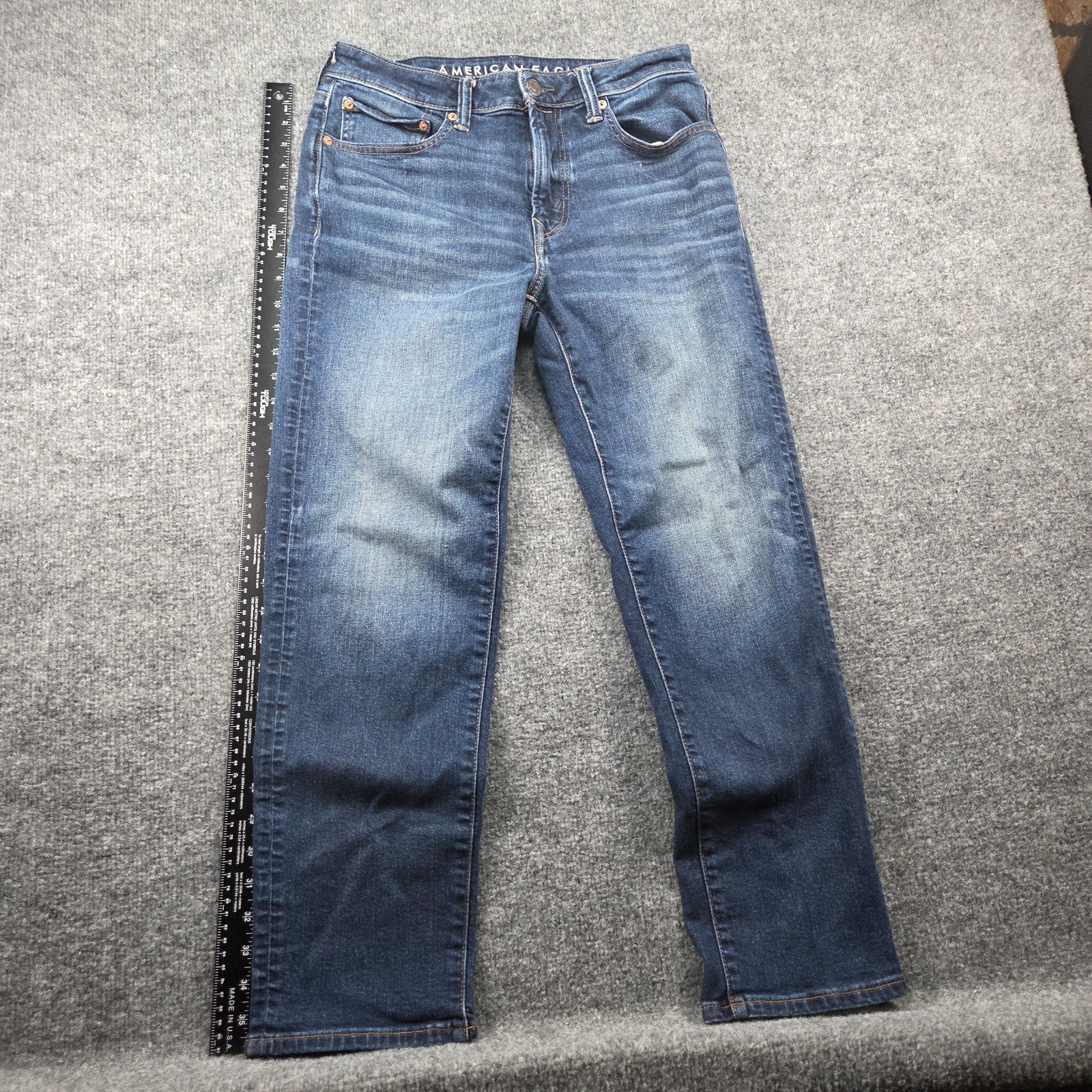 American Eagle Mens Jeans Size 30×30 AirFlex+ Athletic Straight Stretch Denim