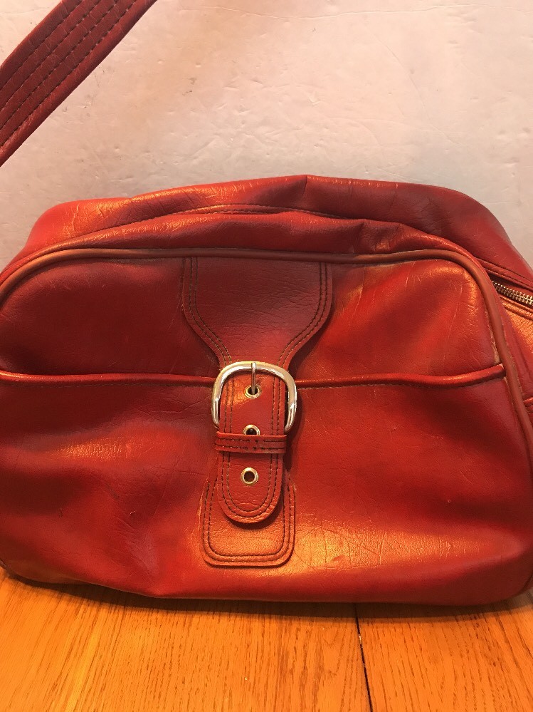 Old-fashioned briefcase & luggage bag Super Cool Red Ships N 24h