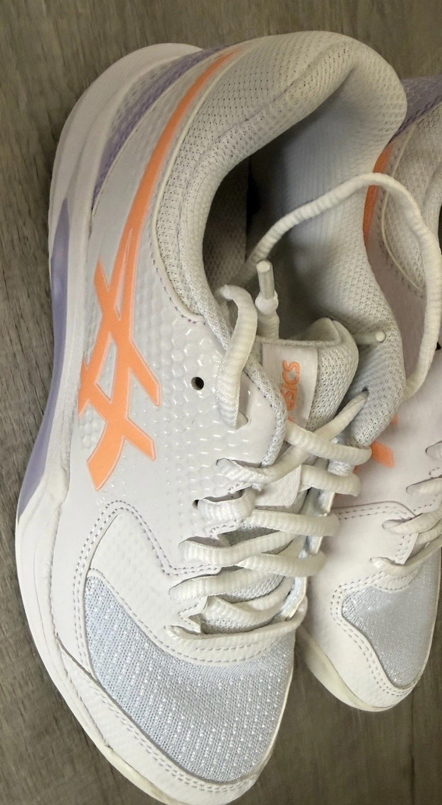 ASICS GEL DEDICATE 8 Pickleball Women Size 7.5 Bright Sunstone Court Shoes New
