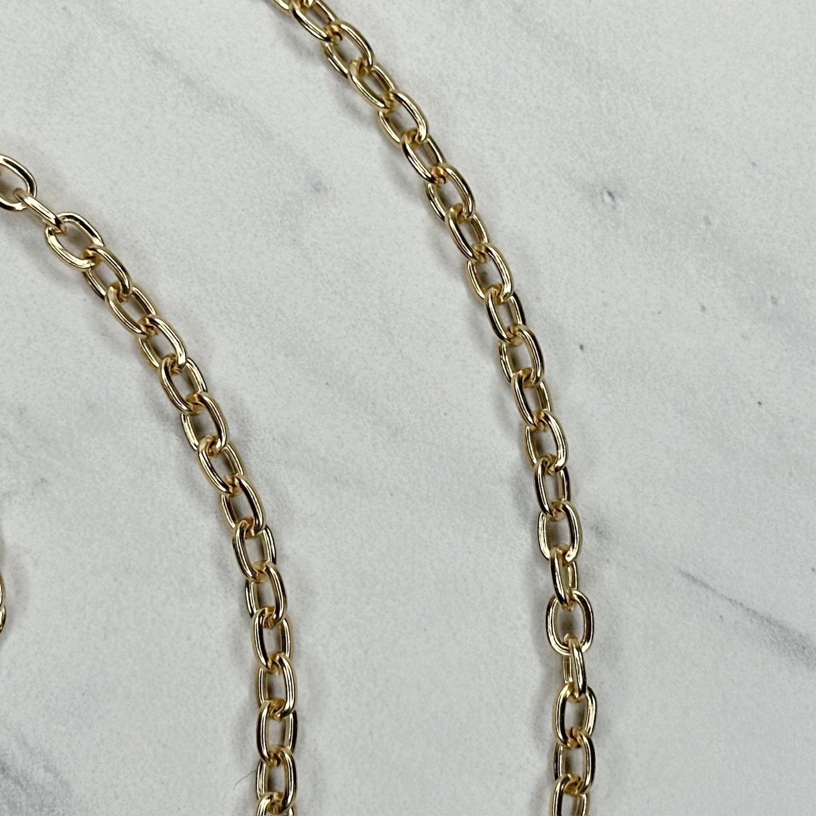 Gold Tone Chain Link Purse Handbag Replacement Strap 46″ – Crossbody Y2K