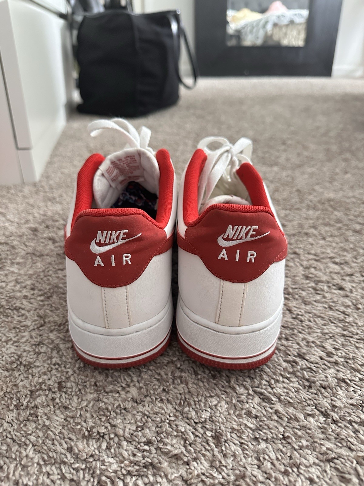 Nike Air Force 1 ’07 White Red Outsole – M11