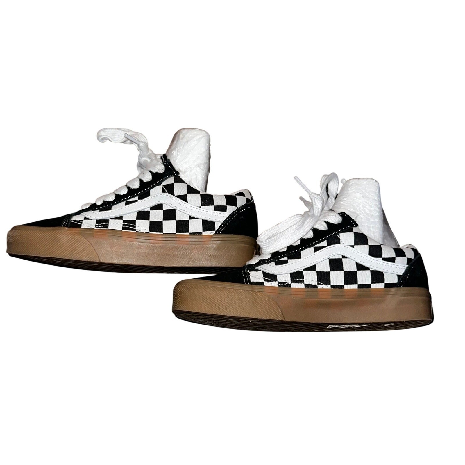 UEC Vans Old Skool Fat Lace Checker Gum Unisex 4M or 5.5W