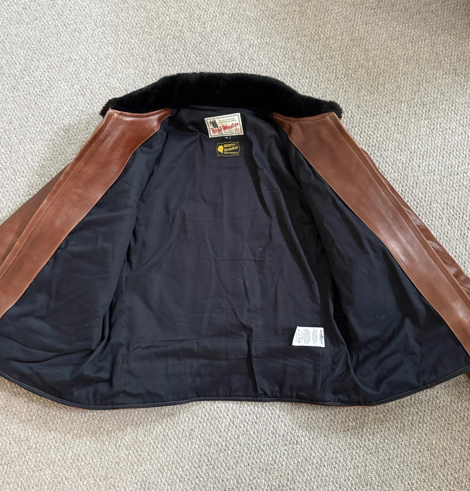 Men’s Inspired By Five Star Genuine Leather Grizzly jacket Brown Black Coat