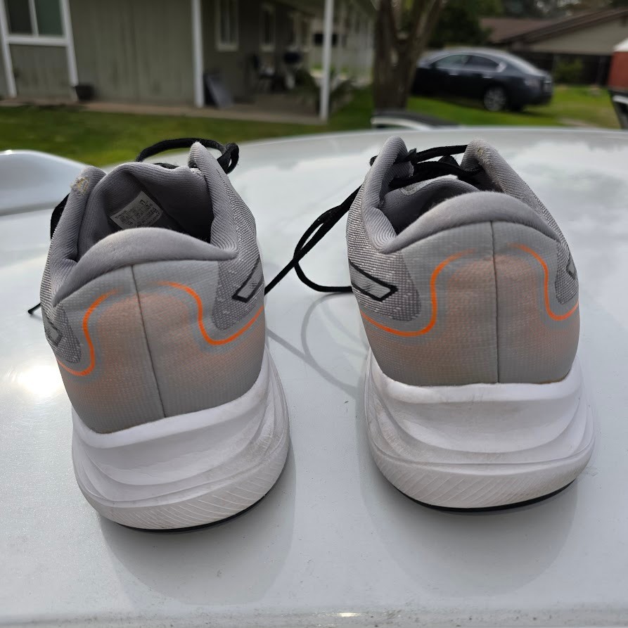 Asics Mens Gel Excite 9 1011B338 Running Shoes Sneakers Gray Orange Size 11
