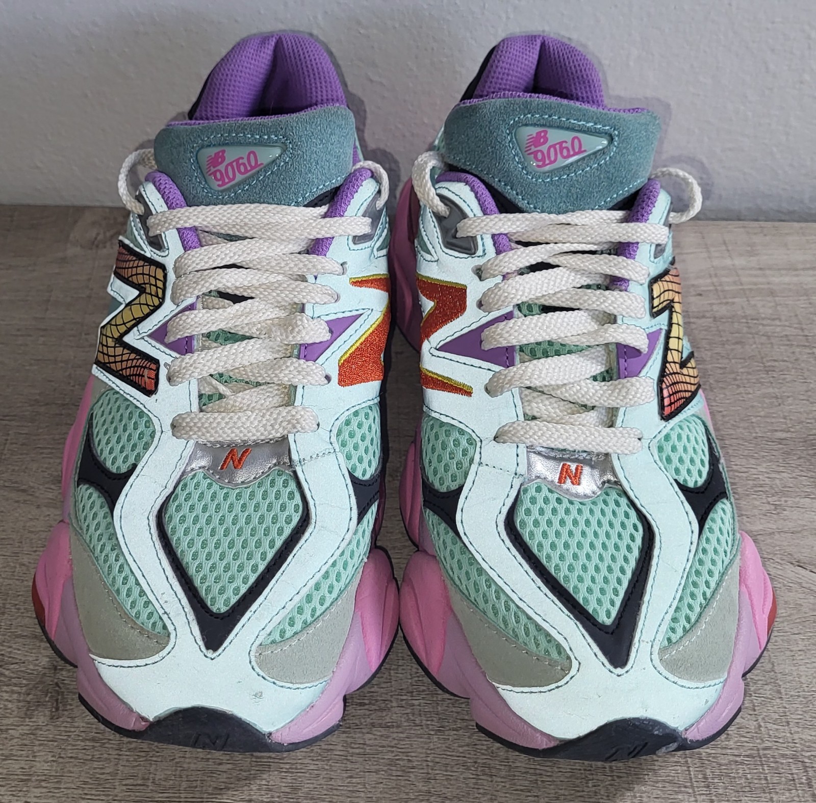 New Balance 9060 Warped Multicolor U9060WRB Mens Size US 7 D Running Sneakers