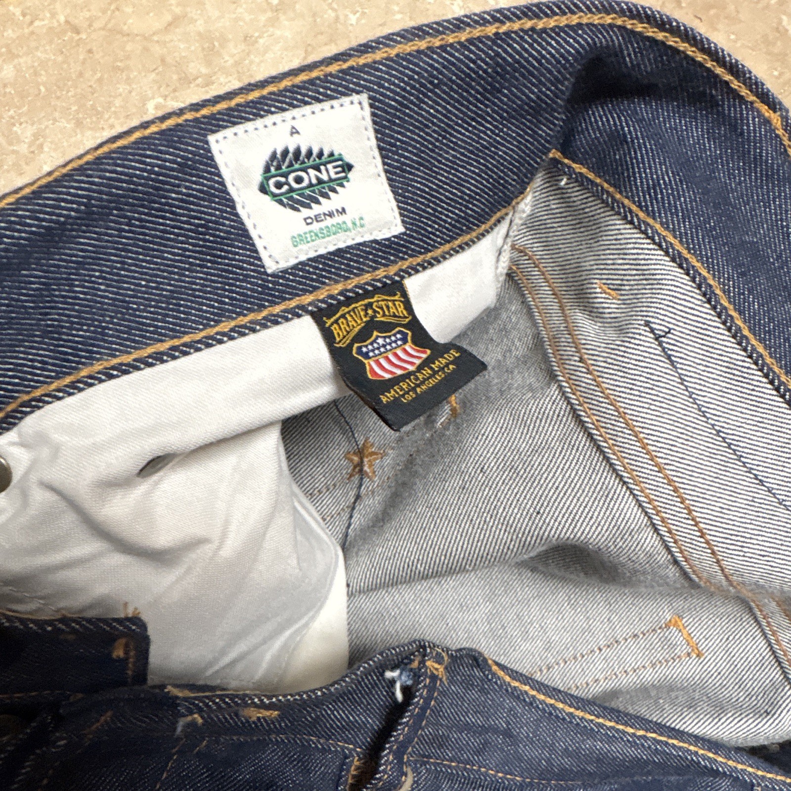 Brave Star “Golden Handshake” Selvedge Men’s Regular Taper