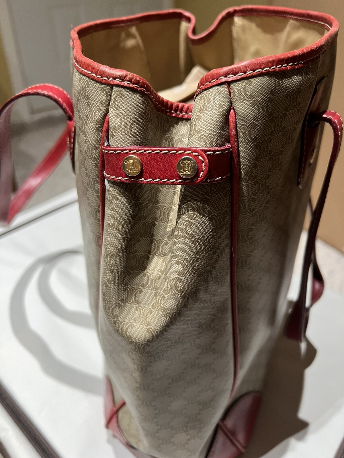 Celine Paris Bag Macadam Shoulder Handbag