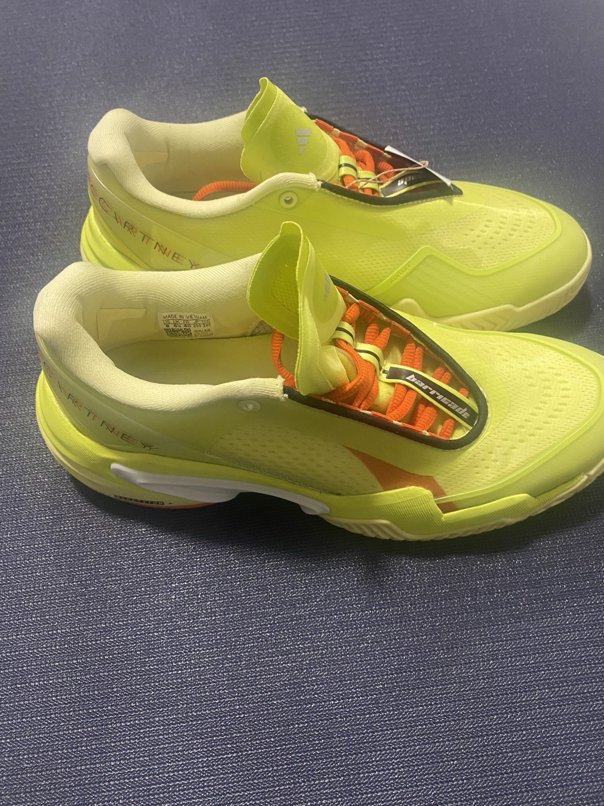 Adidas aSMC Barricade Yellow/Orange Women’s Tennis Shoes