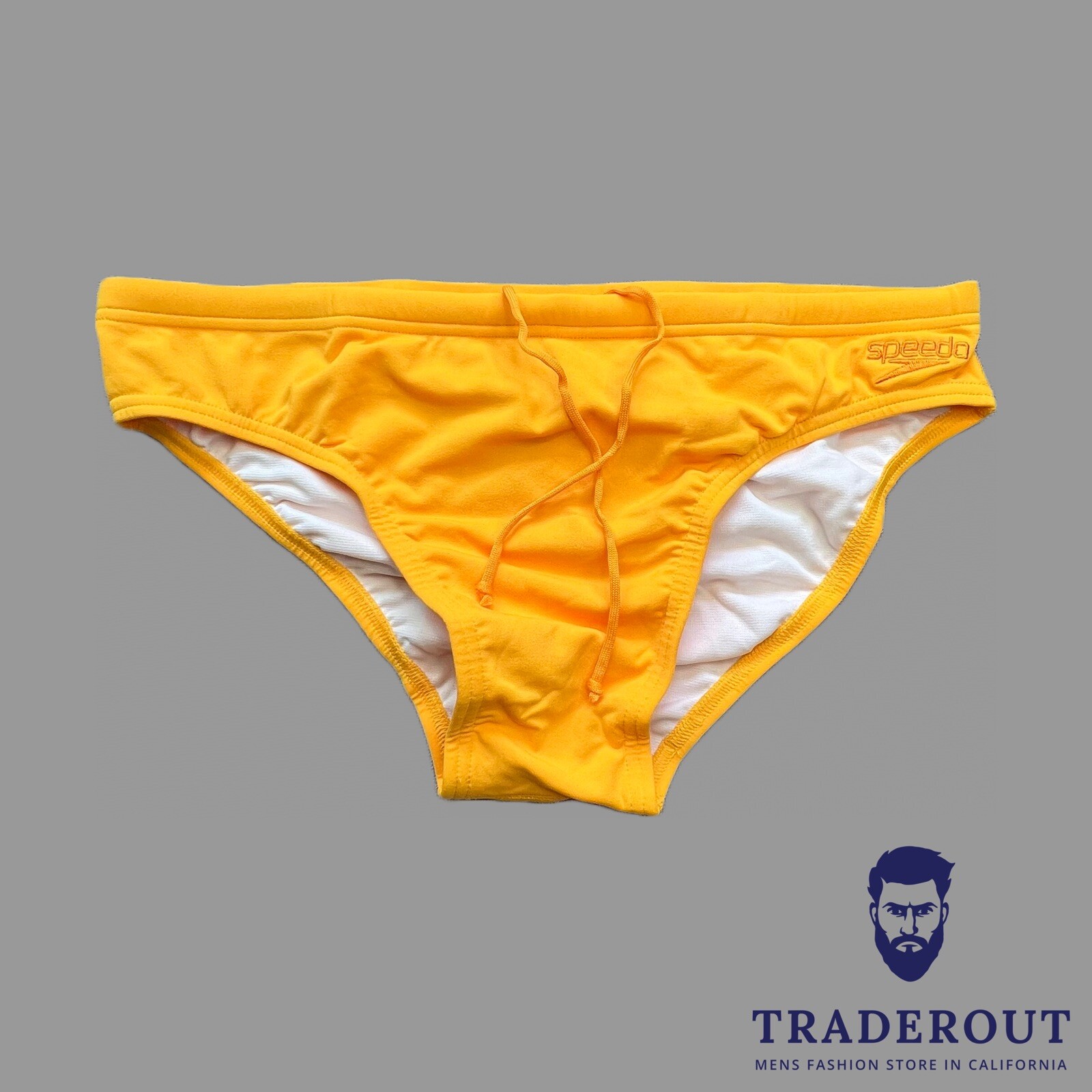 Speedo Men orange Essential Endurance+ 7cm Brief Swimwear size 36
