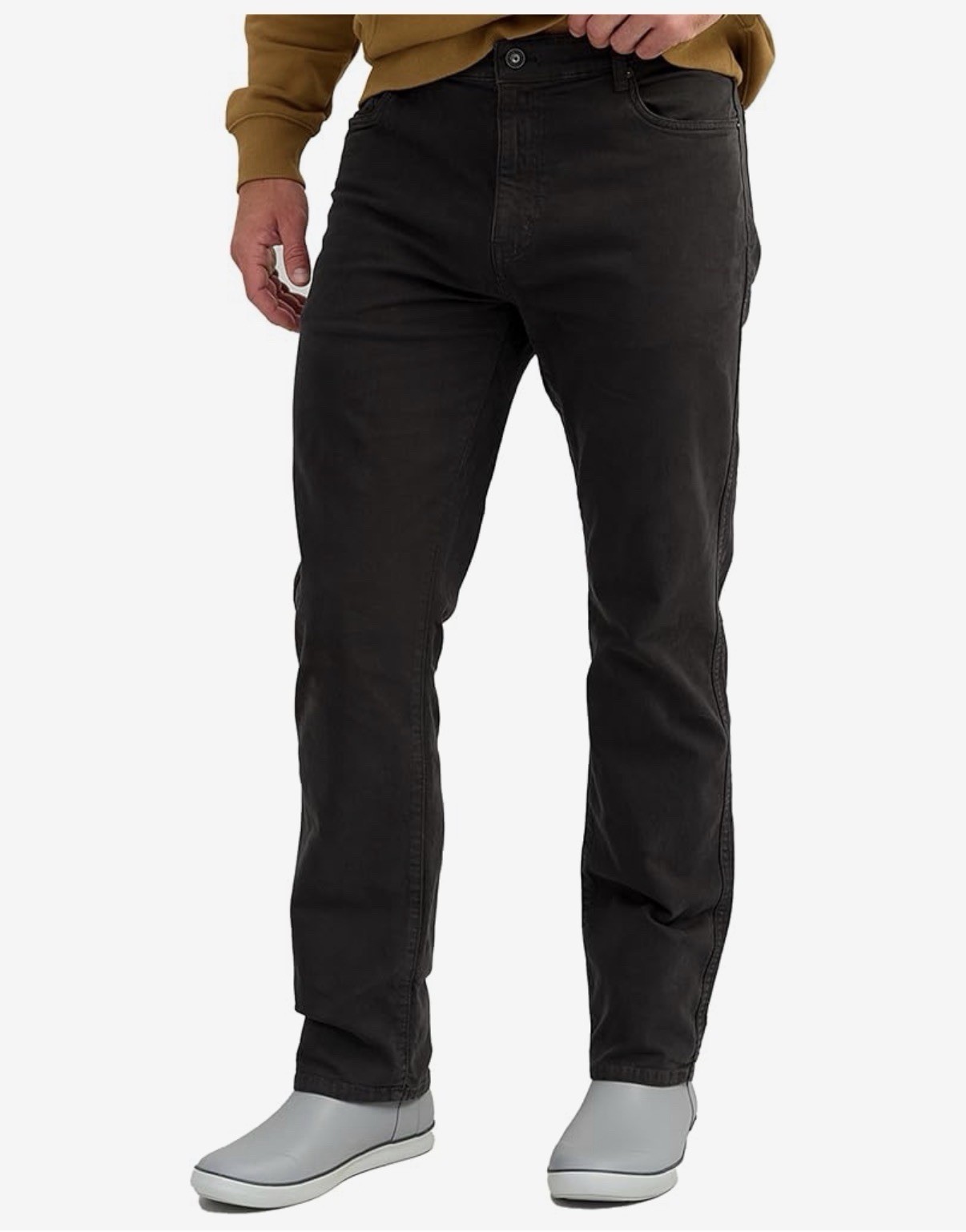 Huk Rivercamp Men’s Pants 38×32, Volcanic Ash, Performance Fishing Pants