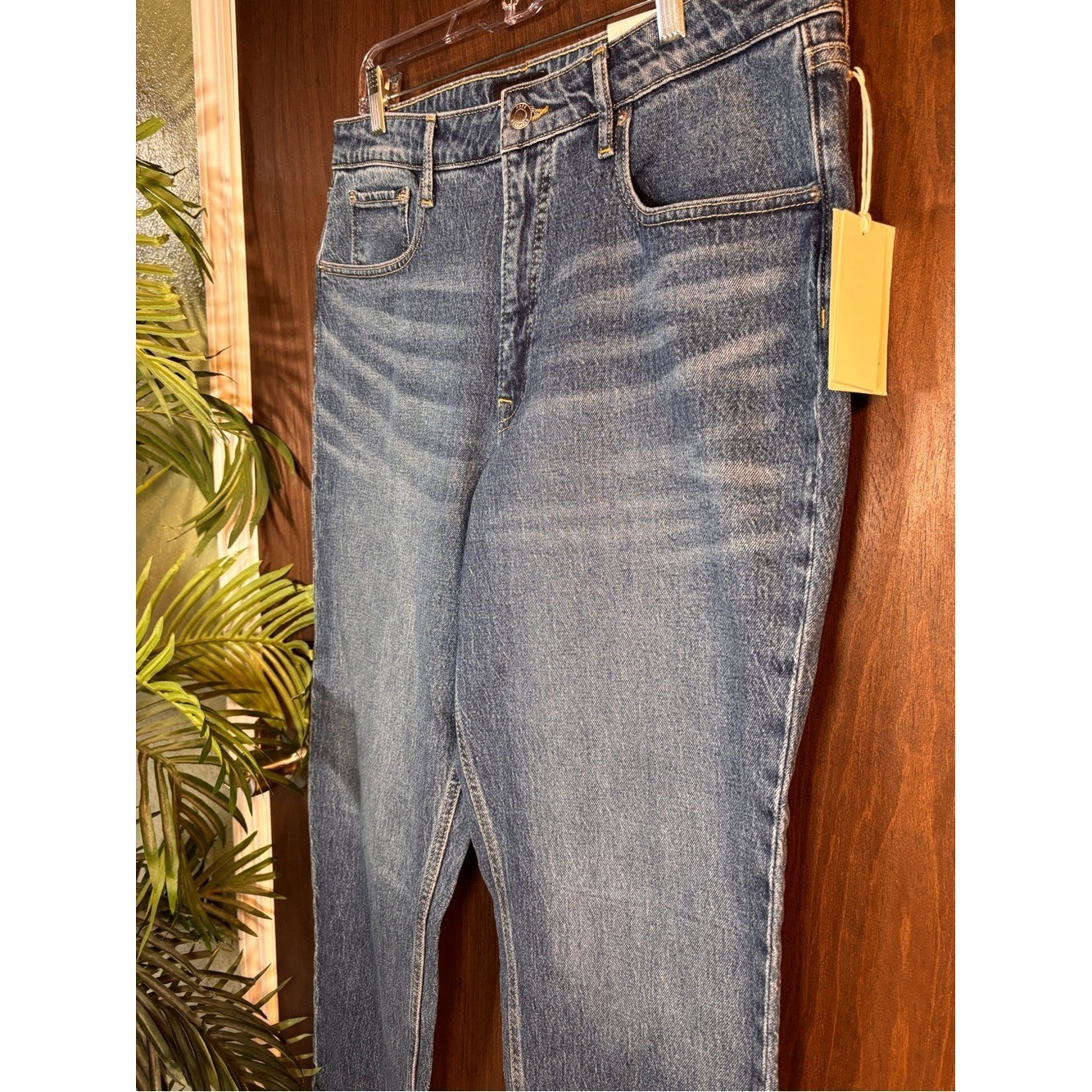 Free Assembly Original 90’s Straight Jeans Size 16 NWT Medium Wash Denim