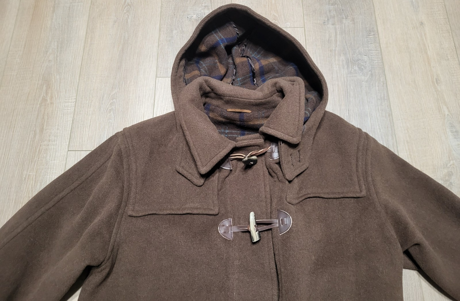 Vintage Griffe Duffle Coat Toggles Wool Cashmere Womens Italian Size 50 US:14 XL