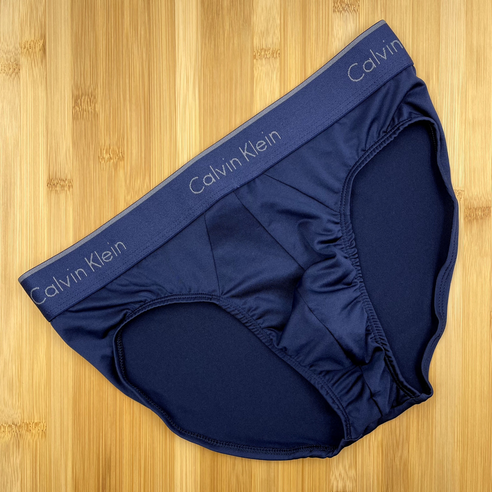 Calvin Klein Extra Smooth Microfibre Stretch Hip Brief – Size Small – Dark Blue
