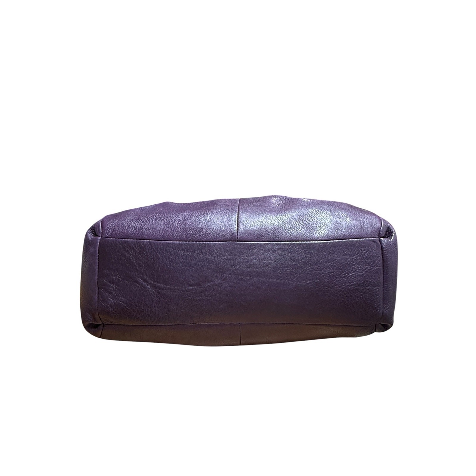 Coach Madison Phoebe Shoulder Hobo Bag 24621 Purple Leather 3 Compartment