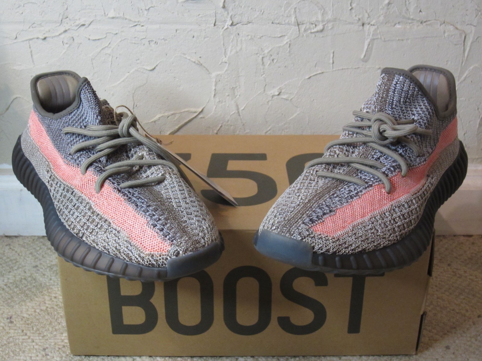 adidas Yeezy Boost 350 V2 Ash Stone Men’s Size 10.5 NEW! GW0089 2021 READ