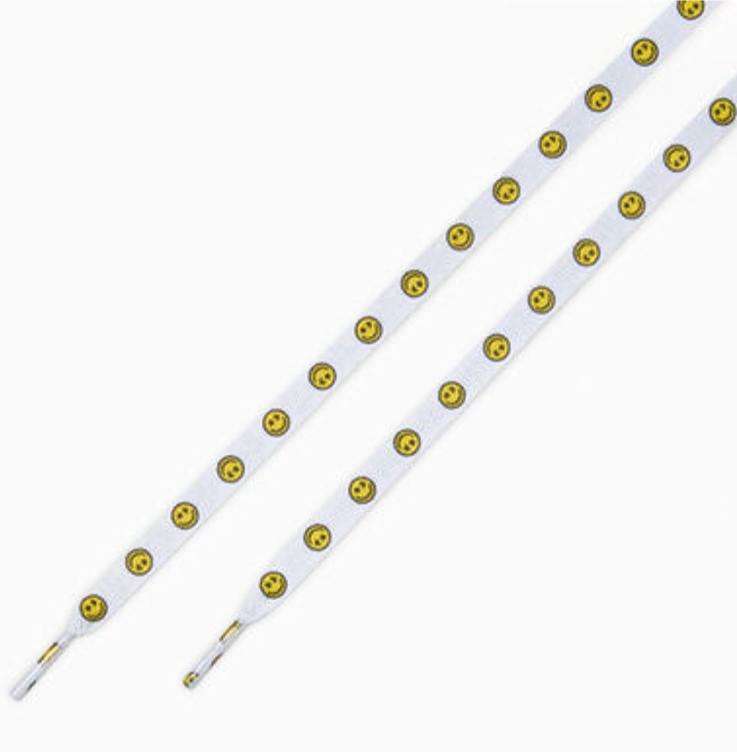 CONVERSE Authentic Performance Laces Yellow Smiley Vibes 😁 45 in Unisex NEW