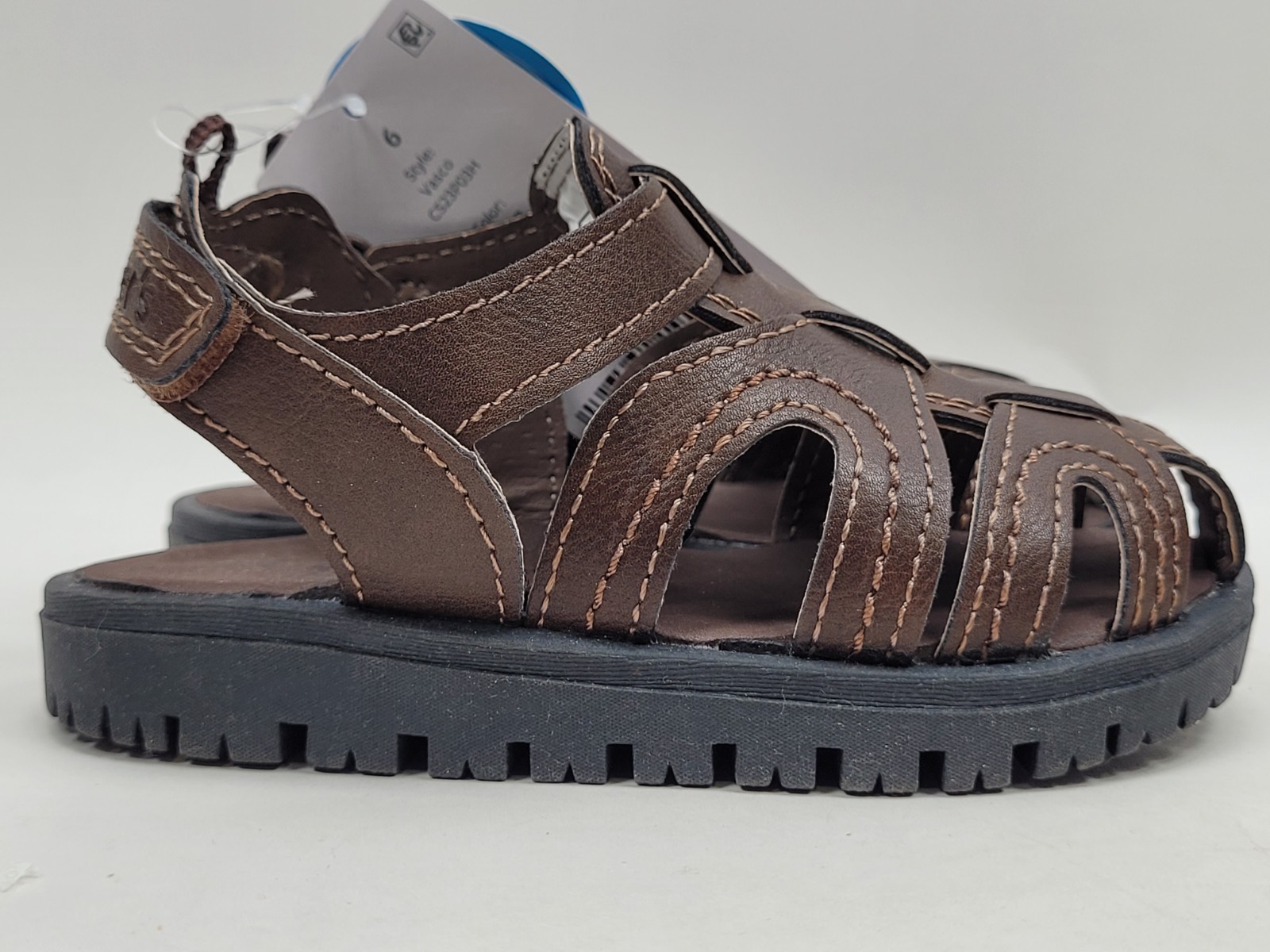 Carter’s Vasco Fisherman Sandal Toddler Boys’ Brown Size 6