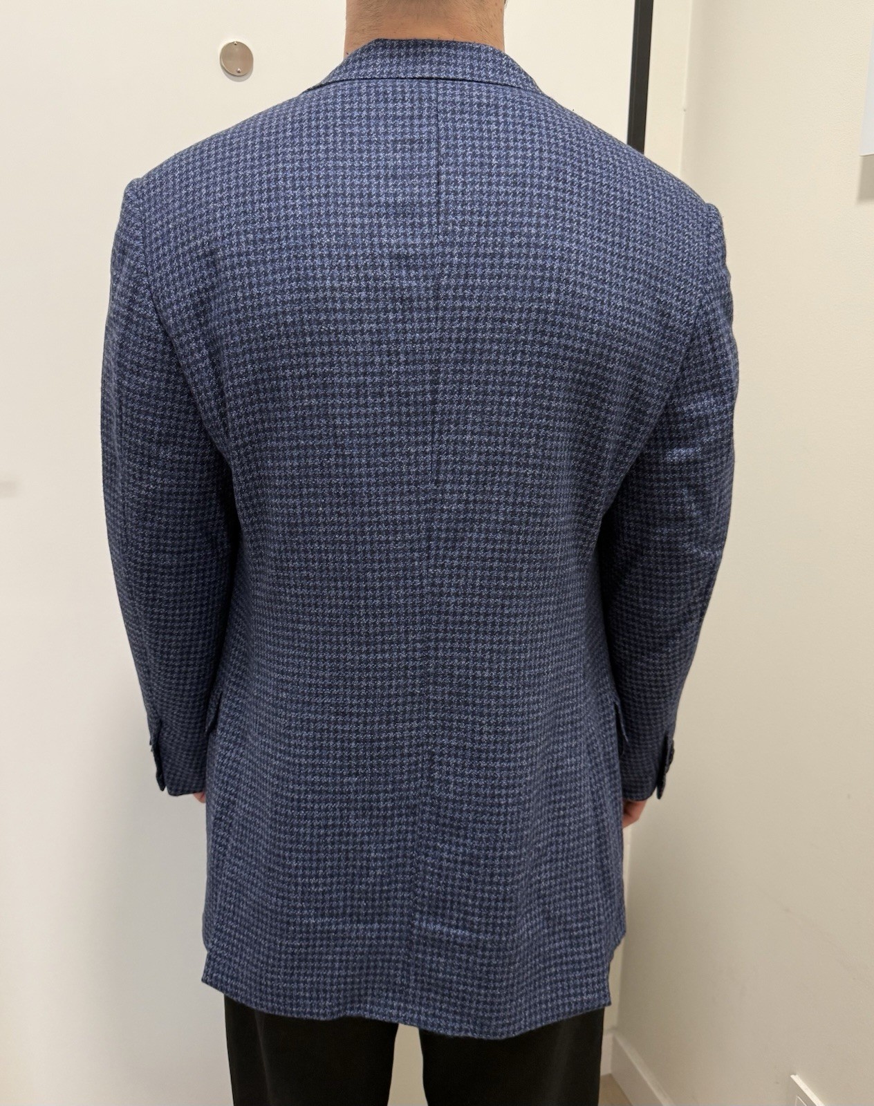 DDP Corneliani Mens Blazer Sport Coat Checked Wool size IT-52R/US-42R