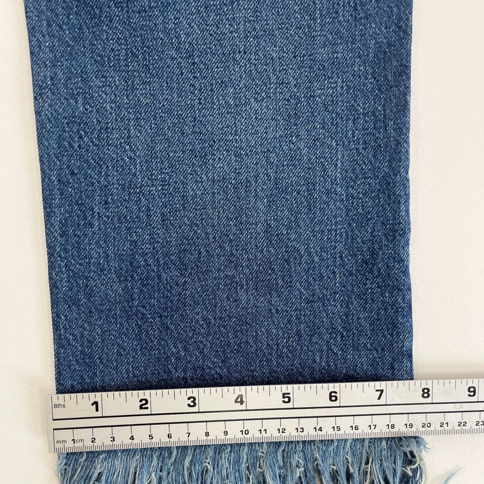3×1 NYC Original Fringe Hem Lima Straight Denim Crop Selvedge Jeans 29 USA