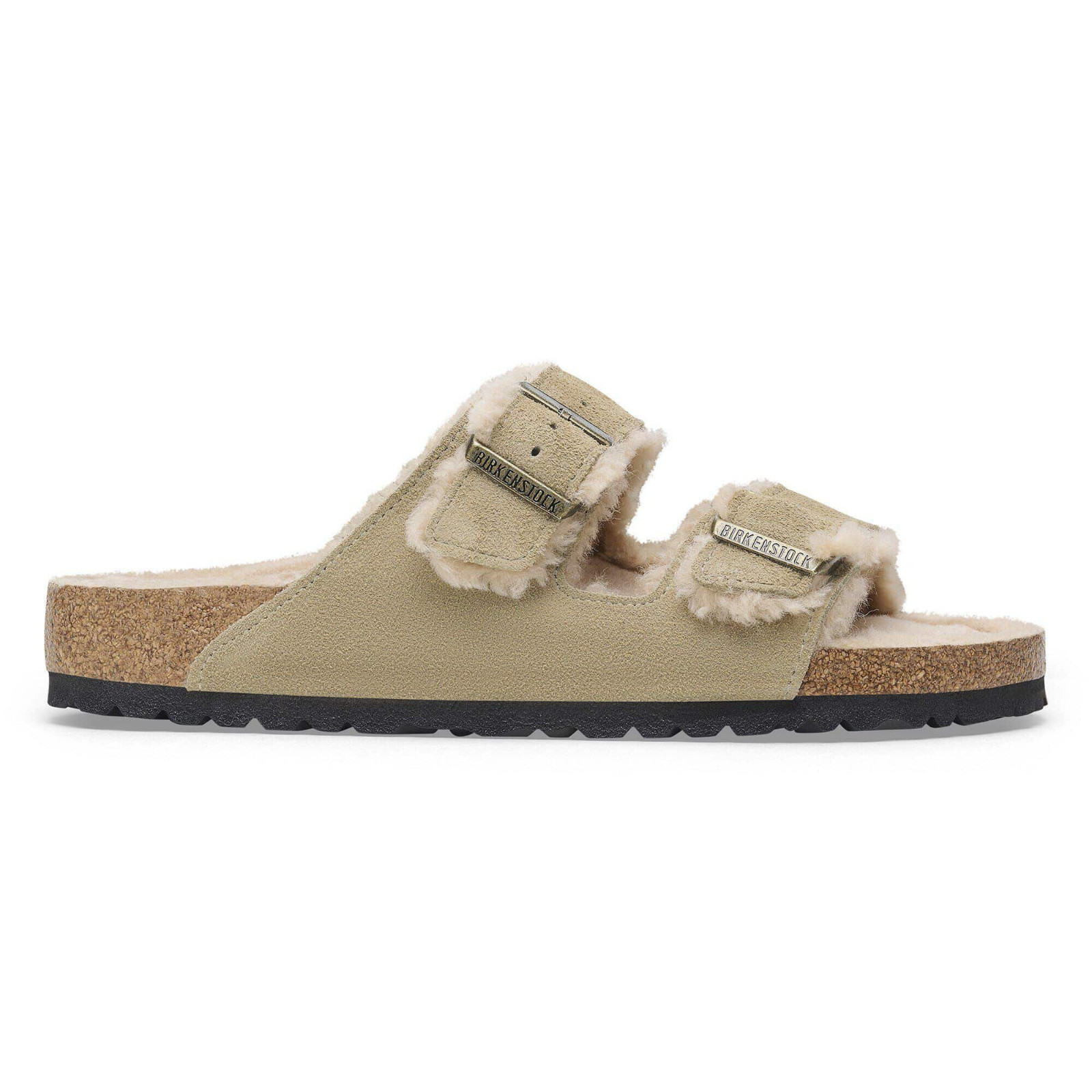 Birkenstock Arizona Shearling Suede Leather Sandals Unisex Shoes Sizes 6–9
