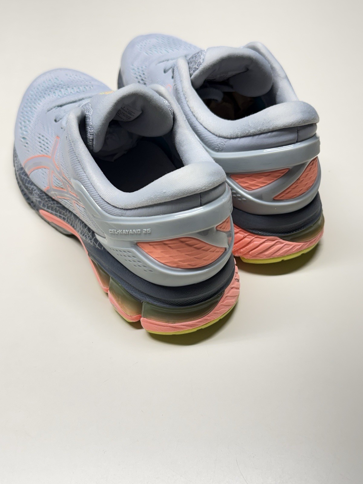 ASICS Women’s Running & Jogging Shoes – Gray/Pink/Yellow – Size 8.5 – Pre-Owned