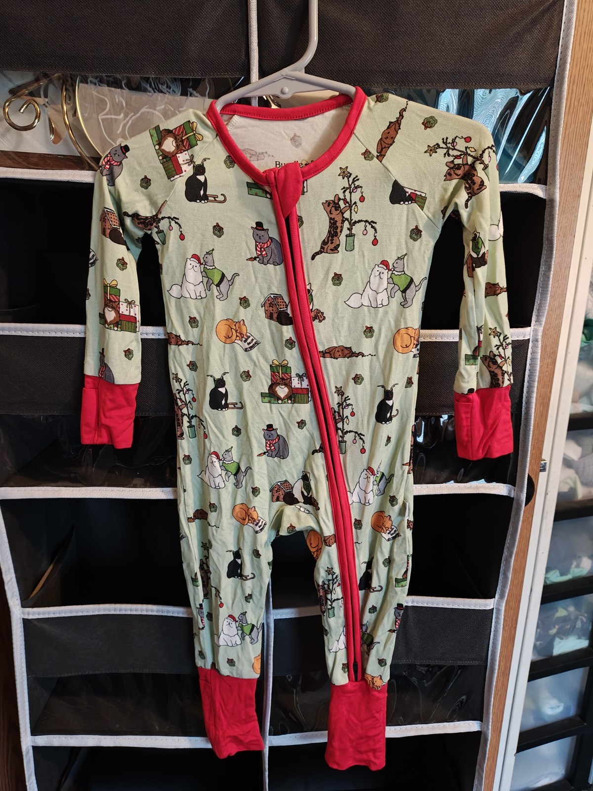 Bundle of Joy 3-6M Bamboo Zip Sleeper Dog Print Footless Long Sleeve