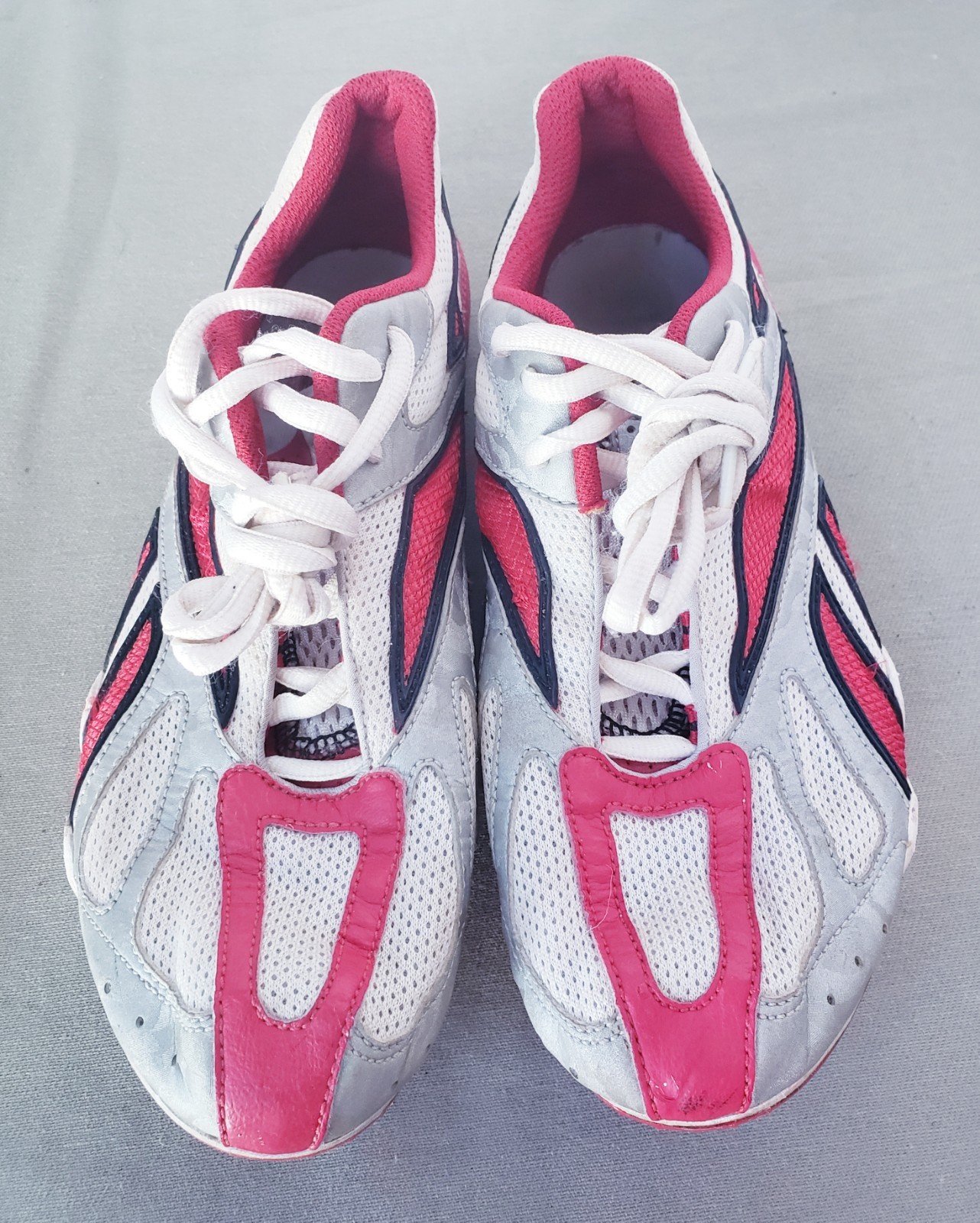 VTG REEBOK Track Field Athletic Shoes Sprinting Spikes Sz.7 RA 706 FLU 30-173872