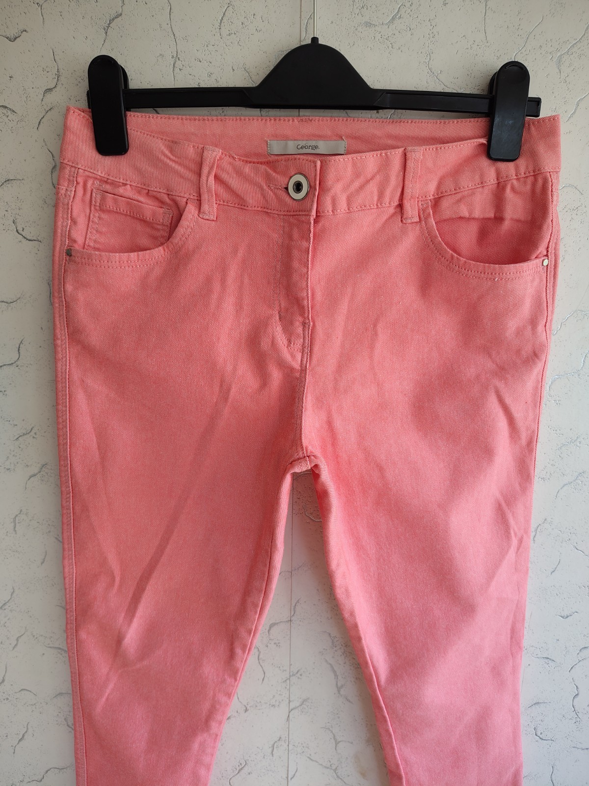 George Women’s Skinny Jeans Pink UK Size12 EUR 40 Waist 30in Leg28in New Not Tag