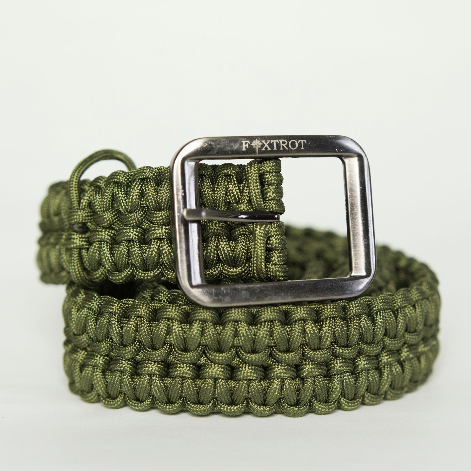 FOXTROT 550lb Survival Military Grade Paracord Belt with FREE Matching Bracelet