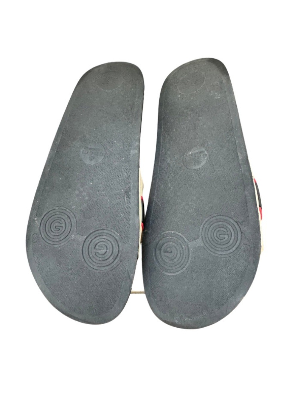 ✨Gucci Pursuit Rubber Slides Sandals Black Red White Men’s Size 10 ✨