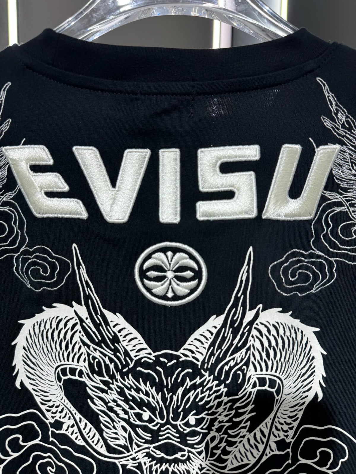 Evisu t shirt tee black S/M/L/XL/XXL