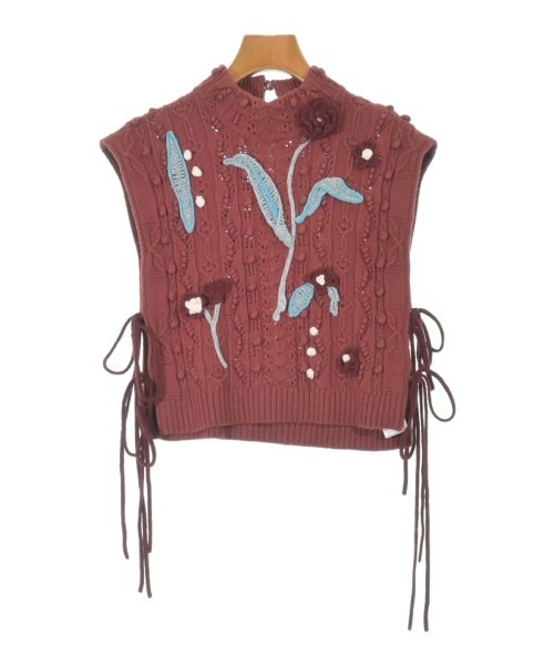 Mame Kurogouchi Vests/Sleeveless Red 1(Approx. S) 2200657587116