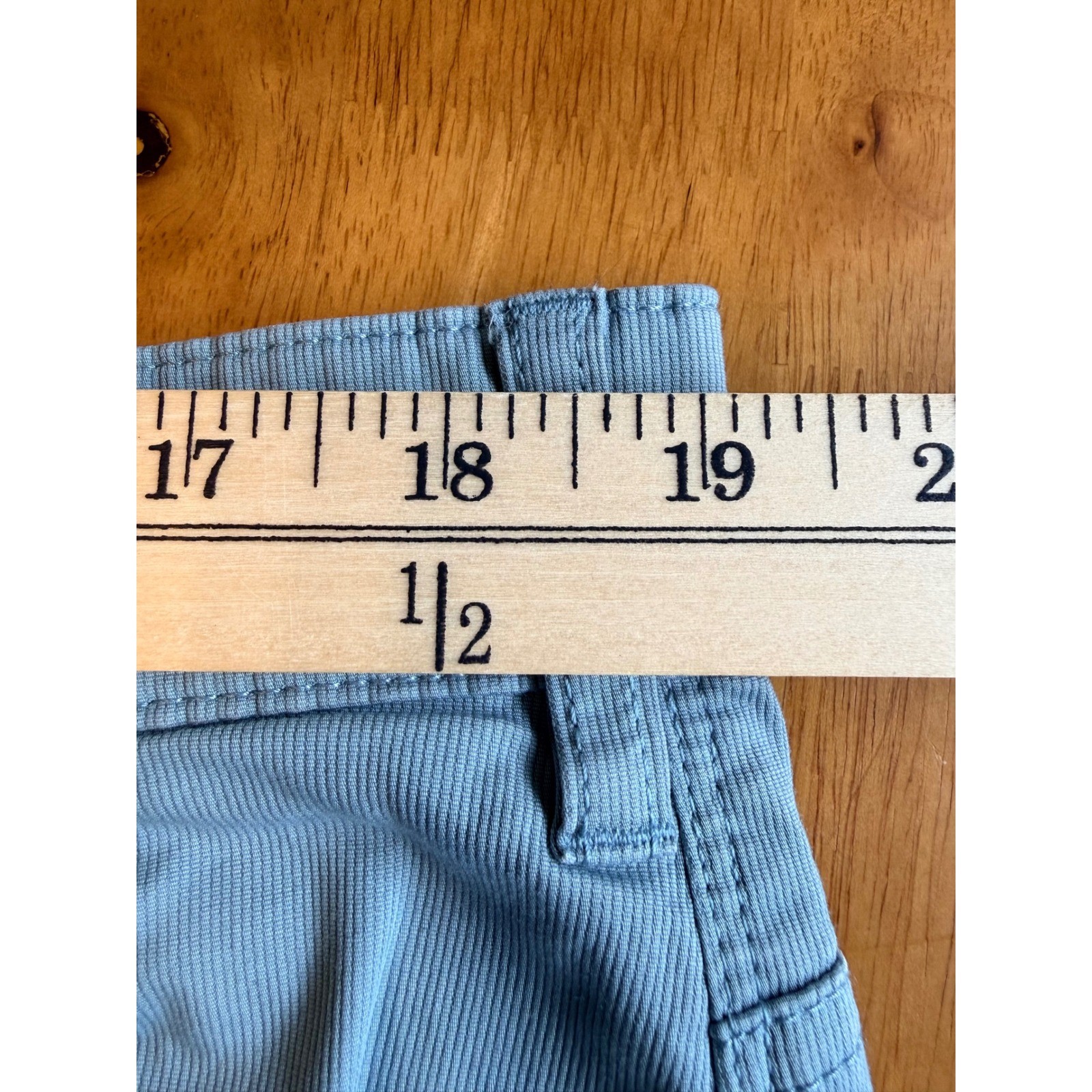 Orvis Mens Light Blue Fine Wale Corduroy Five Pocket Pants 38×32 Straight Leg