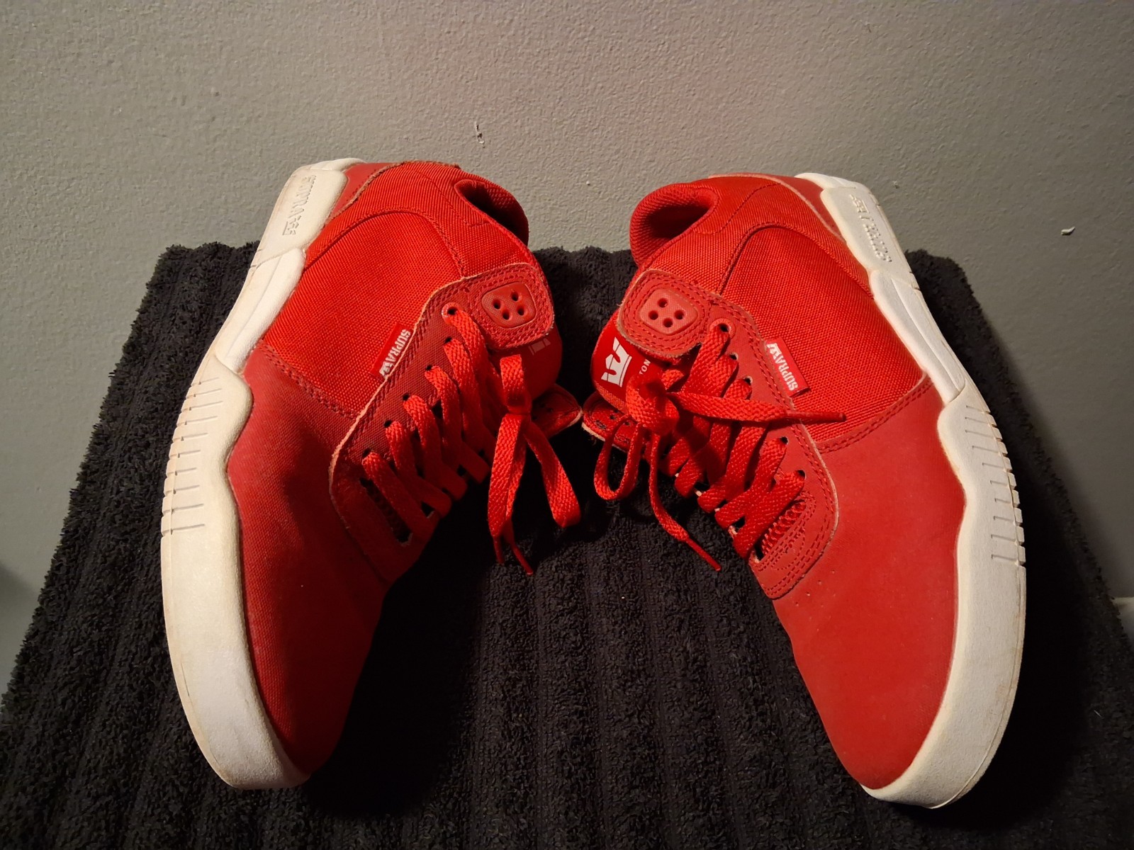 Supra Ellington Mid Red/White Mens 11