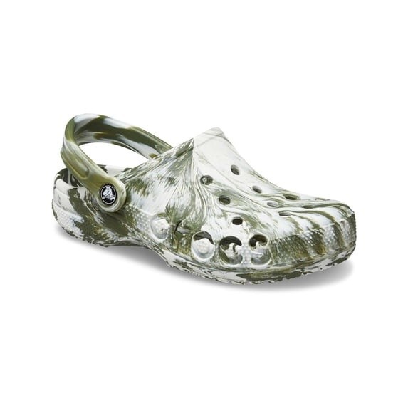 Crocs Baya Marbled Clog – Slip-On, Waterproof, Lightweight, Pivot Heel Strap