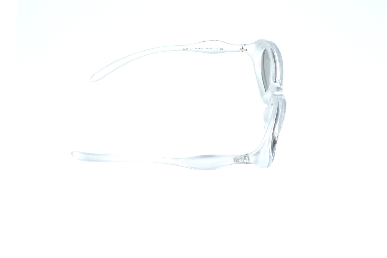 Diesel DL3011U Metallic Crystal Grey Mirror Sunglasses 51-21-135