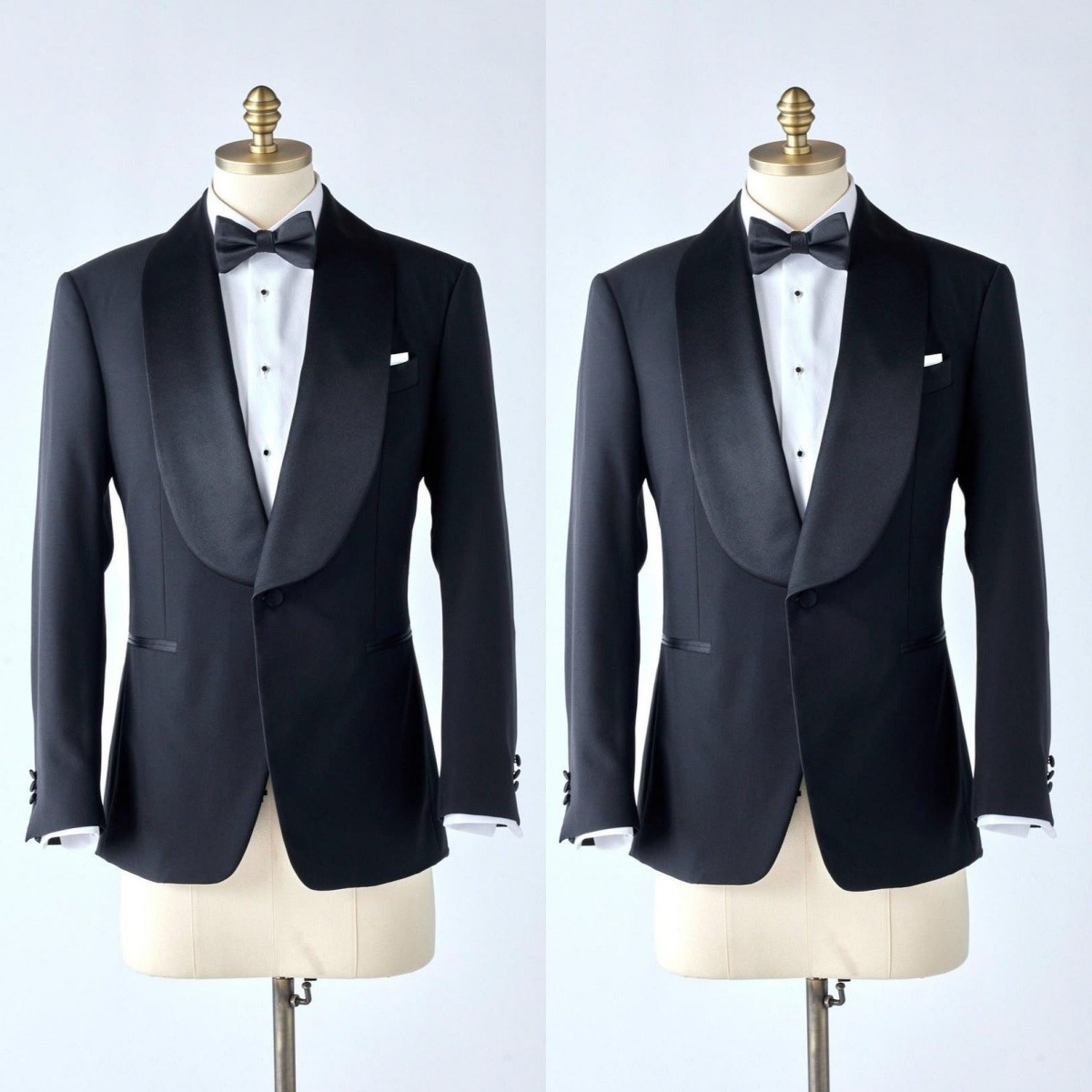 Black Men’s Suits Jacket Formal Workwear Tuxedos Shawl Lapel Dinner Party Coat