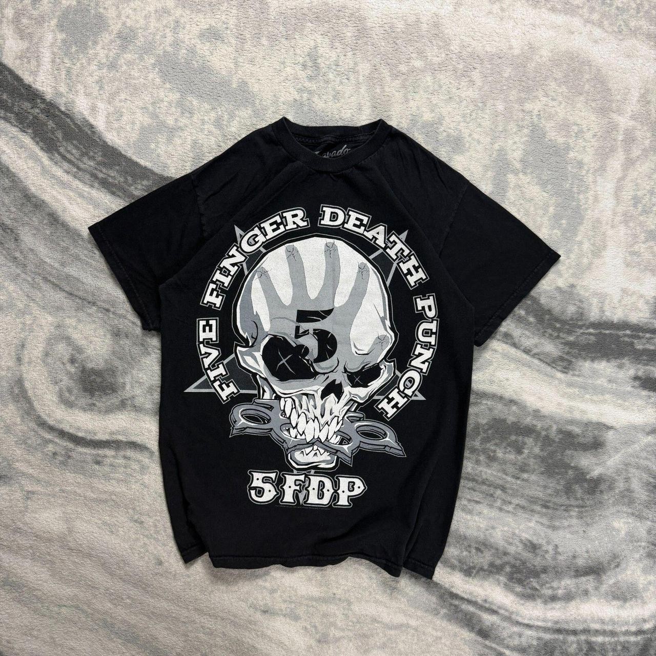 VTG Bravado 5FDP Five Finger Death Punch American Capitalist Black Sz M T-Shirt