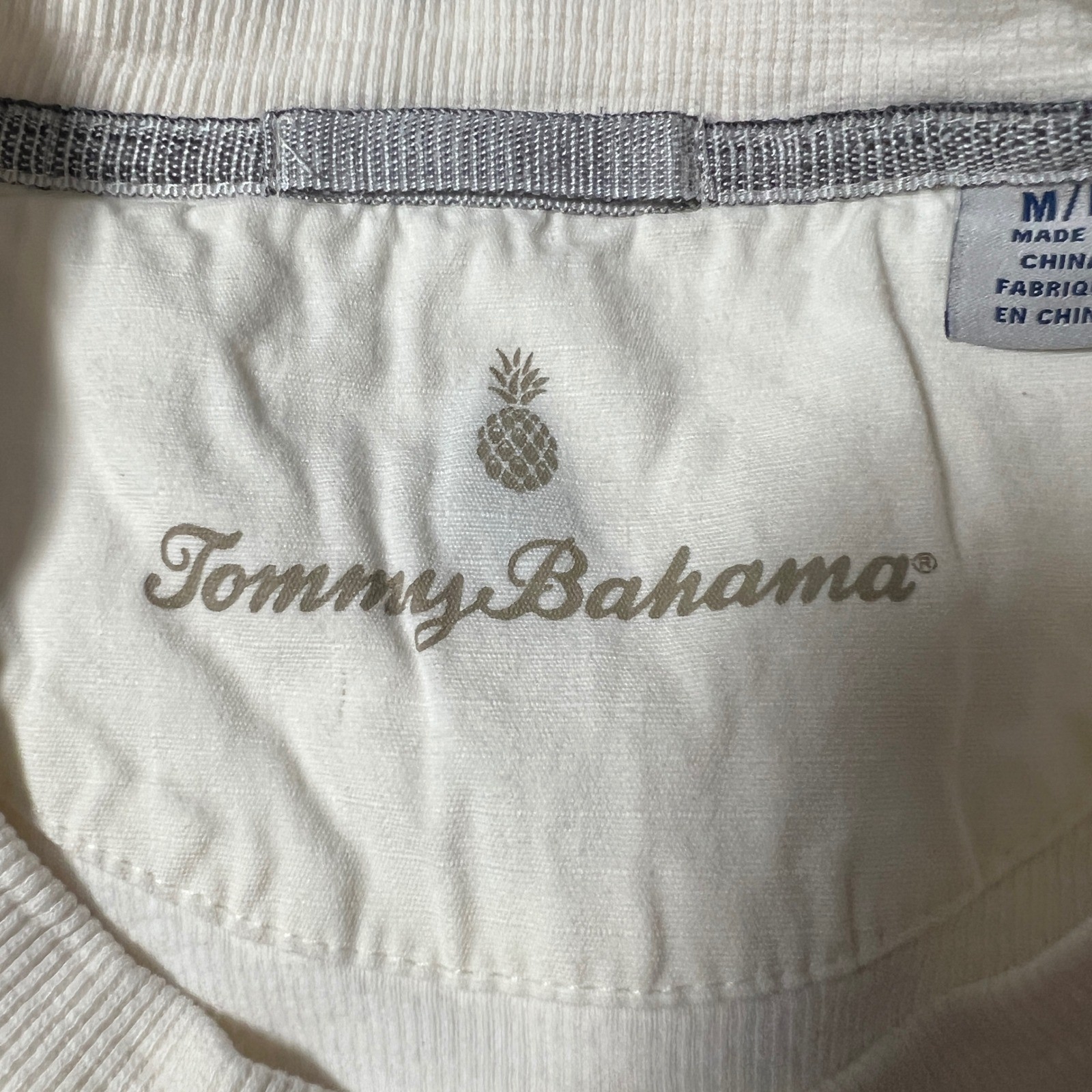 Tommy Bahama Womens Medium Cream 2 Piece Lounge Set Sweatshirt Shorts – CJ
